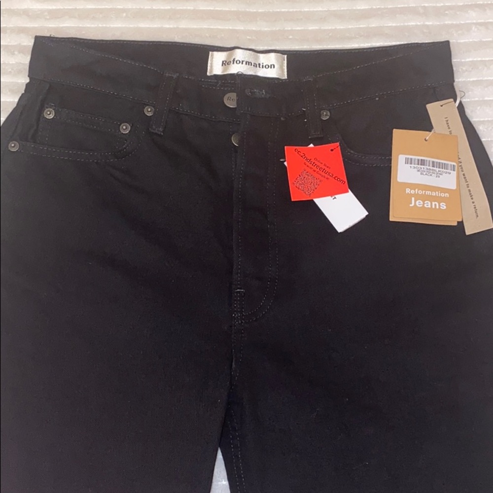 Reformation Black Jeans